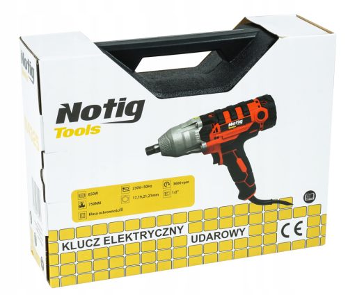 Elektromos ütvecsavarozó 1/2″ 750Nm 650W