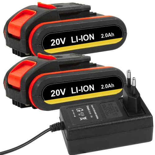 Akkumulátoros fúró-, csavarozó  20 V-OS LI-ON 2x2,0 Ah LED NOTIG