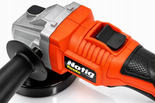 Akkumulátoros sarokcsiszoló 125mm 20V 2x3.0 Ah szénkefementes NOTIG