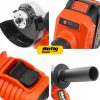 Akkumulátoros sarokcsiszoló 125mm 20V 2x3.0 Ah szénkefementes NOTIG