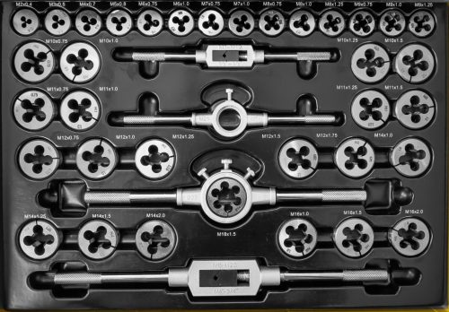 Menetfúró és menetmetsző klt. 110db-os NOTIG