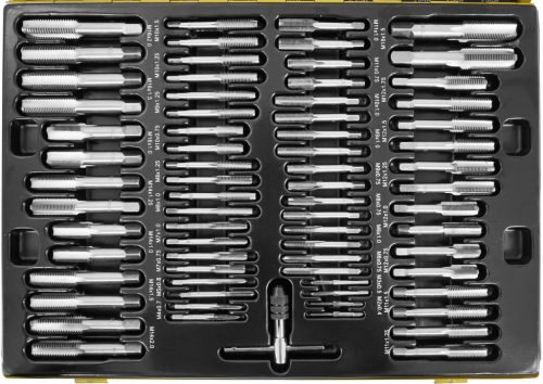 Menetfúró és menetmetsző klt. 110db-os NOTIG