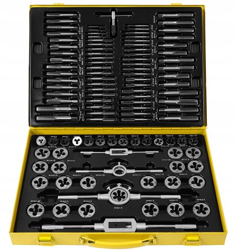 Menetfúró és menetmetsző klt. 110db-os NOTIG