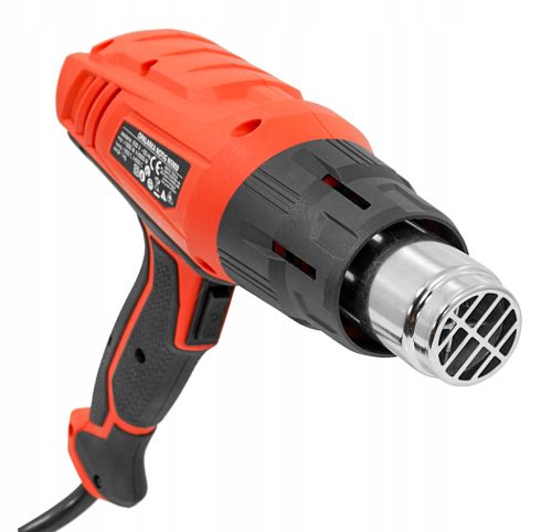 Elektromos hőlégfúvó  230V, 1000/2000W + 5 fúvóka