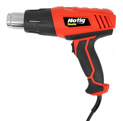 Elektromos hőlégfúvó  230V, 1000/2000W + 5 fúvóka