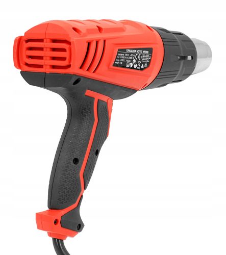 Elektromos hőlégfúvó  230V, 1000/2000W + 5 fúvóka