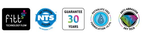 Locsolótömlő NTS YELLOW 1 colos - 25 fm csavarodásmentes