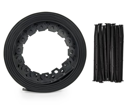 Univerzális szegély SET 10 fm x 38 mm, grafit (20 db tüske)