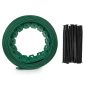   (OBEGR4010SET)Univerzális szegély SET 10 fm x 40 mm, zöld (20 db tüske)