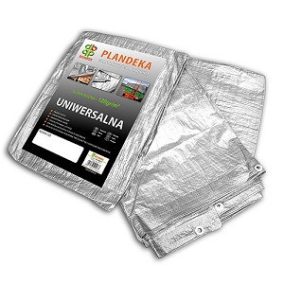   Ponyva, ezüst 6x8 m, 120gr/nm(K4)-(A névleges mérettől a valós méreteltérés akár 5% is lehet.)