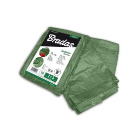   Ponyva, zöld 5x6 m, 90gr/nm(K8)-(A névleges mérettől a valós méreteltérés akár 5% is lehet.)
