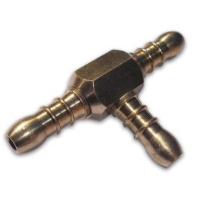 Csatlakozó Y 9mm réz