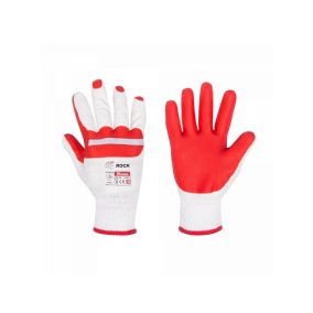 Védőkesztyű 9 ROCK, gumis *A