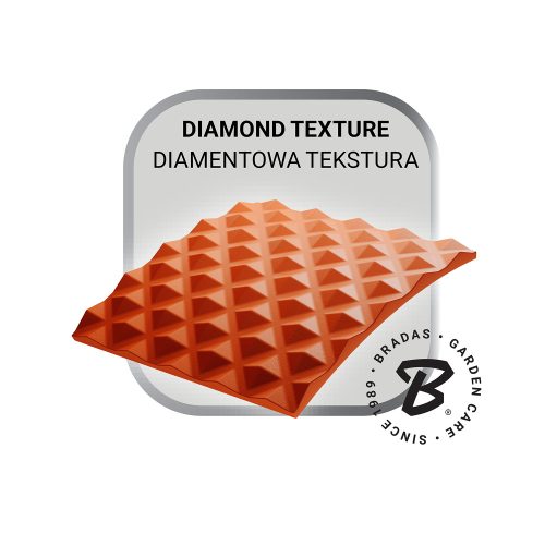 DIAMOND latexmentes védőkesztyű XXL 10-11 méret, narancs