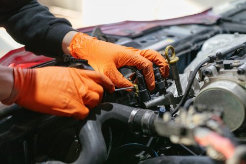 DIAMOND latexmentes védőkesztyű XXL 10-11 méret, narancs