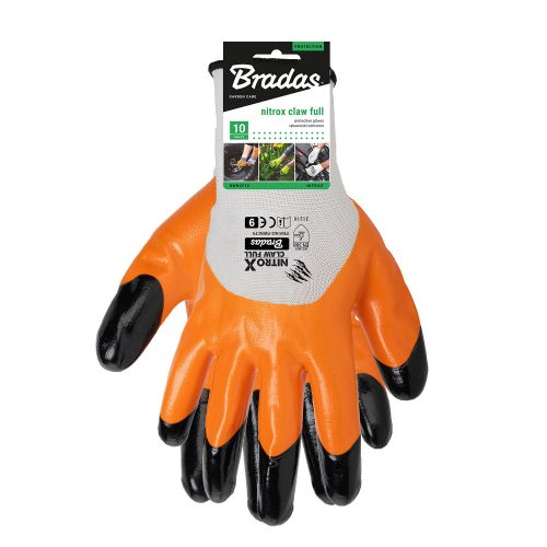 Védőkesztyű 10 NITROX CLAW FULL, nitril