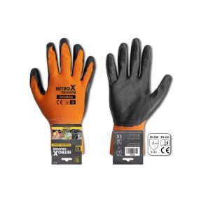 Védőkesztyű 8 NITROX ORANGE, nitril."B"