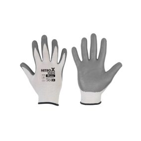 Védőkesztyű 9 NITROX WHITE, nitril