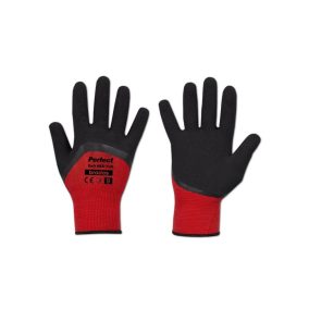 Védőkesztyű 9 PERFECT SOFT RED FULL, latex.