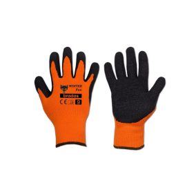 Védőkesztyű 10 WINTER FOX, latex, vastag.