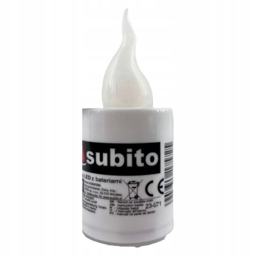 LED gyertyabetét színváltós 12db/doboz