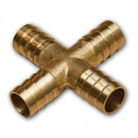 Négyes elosztó 6 mm réz
