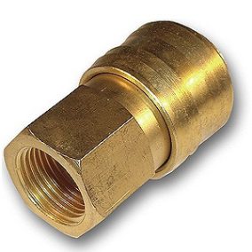 Gyorscsatlakozó belsőmenet 1/4 colos, réz