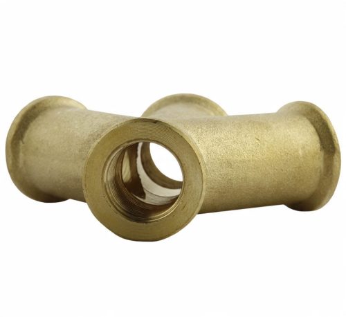 Hármas elosztó 4x belsőmenet 3/8 colos, réz