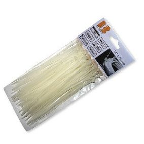 Kábelkötegelő 7,6x150mm átlátszó 100 db (K50)