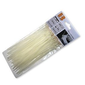 Kábelkötegelő 7,6x300mm átlátszó 100 db (K50)
