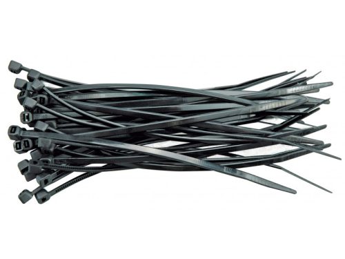 Kábelkötegelő 8,8 x 400mm UV fekete 100 db