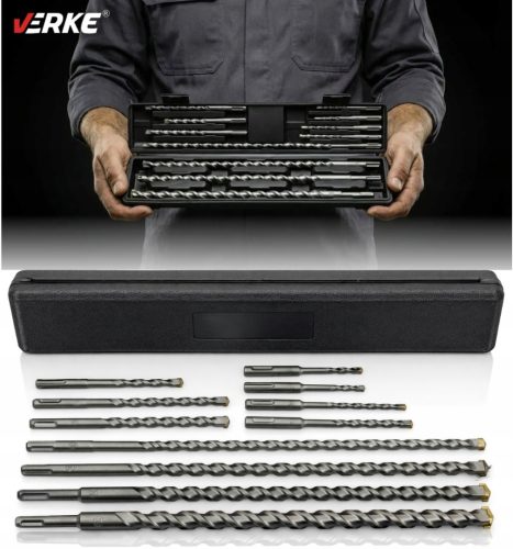 Fúrószár klt. 11db-os S4 SDS+ VERKE