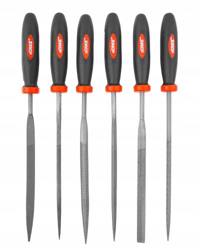 Fémreszelő készlet 6", 6db-os VERKE