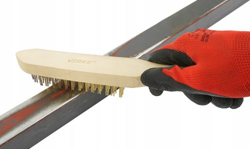 Drótkefe 4 soros, acéldrót VERKE