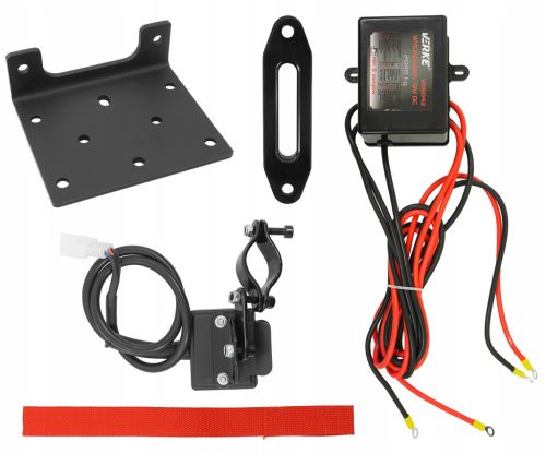Elektromos csörlő 12V, 4500 LBS, szintetikus kötél 13m VERKE