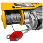   Elektromos csörlő drótköteles, 1300W, 400-800kg, 6-12m VERKE PREMIUM LINE