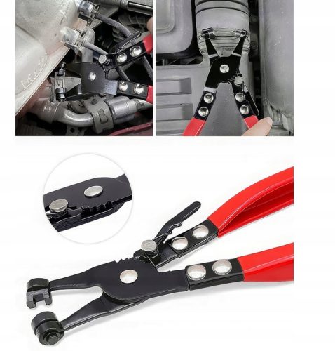 2db-os Rugós bilincs fogó 220mm VERKE