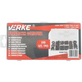 Gumi tömítőgyűrű klt. 180db-os VERKE