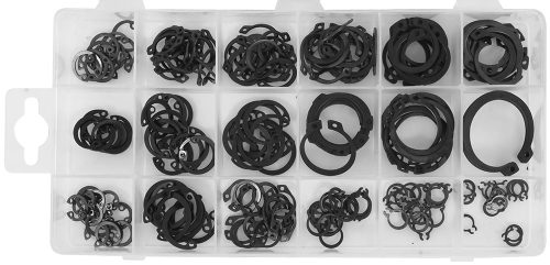 Seeger gyűrű klt. 70 db belső +155 db külső VERKE