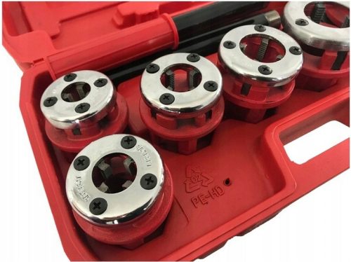Csőmenetvágó klt. 6db-os 1/4-1 1/4"