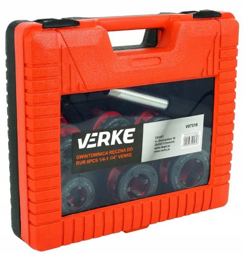 Csőmenetvágó klt. 6db-os 1/4-1 1/4"