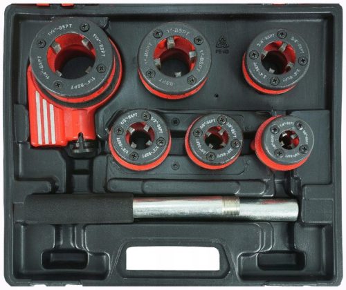 Csőmenetvágó klt. 6db-os 1/4-1 1/4"