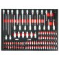 Szerszámszekrény EVA RED 298db-os