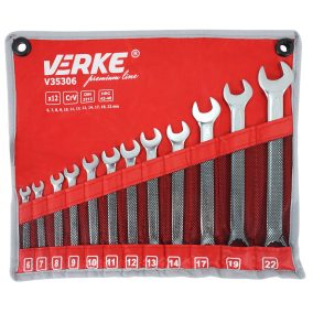   Csillag-villáskulcs készlet 6-22mm 12db-os  PREMIUM VERKE *A