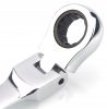 Racsnis csuklós villáskulcs klt. 12db-os, 8-19mm VERKE