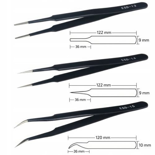 Precíziós csipesz készlet 9 db VERKE