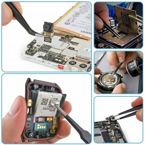 Precíziós csipesz készlet 9 db VERKE