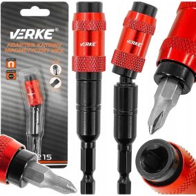   Mágneses HEX adapter csavarhúzóhoz, 0-20° dőlésszög VERKE