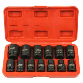 Üthető dugókulcs klt. 1/2", 10-24mm VERKE