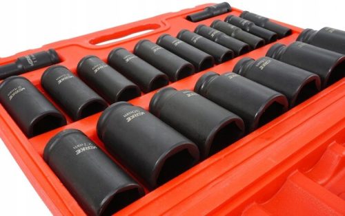 Dugókulcs klt. 20db-os ütvecsavarozóhoz 1/2" 10-38mm VERKE